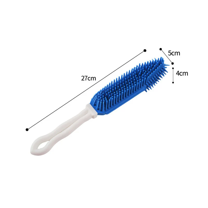 Cepillo de baño para mascotas de silicona suave para masaje_voghion.com