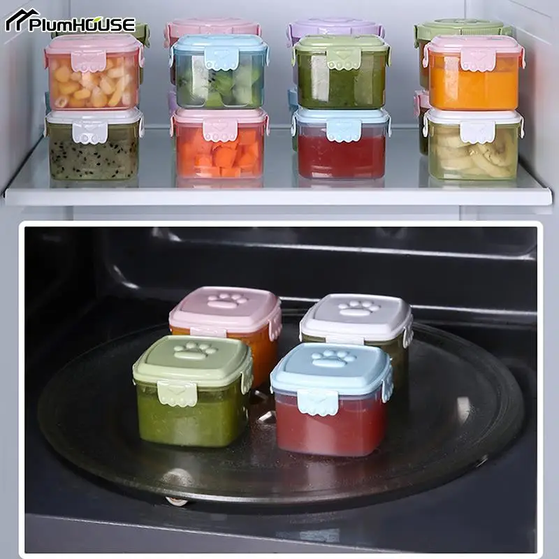 Mini Condiment Squeeze Bottle Dispenser Box Salad Dressing Tomato Sauce Jar Ketchup Container Plastic Portable Lunch Bento Box