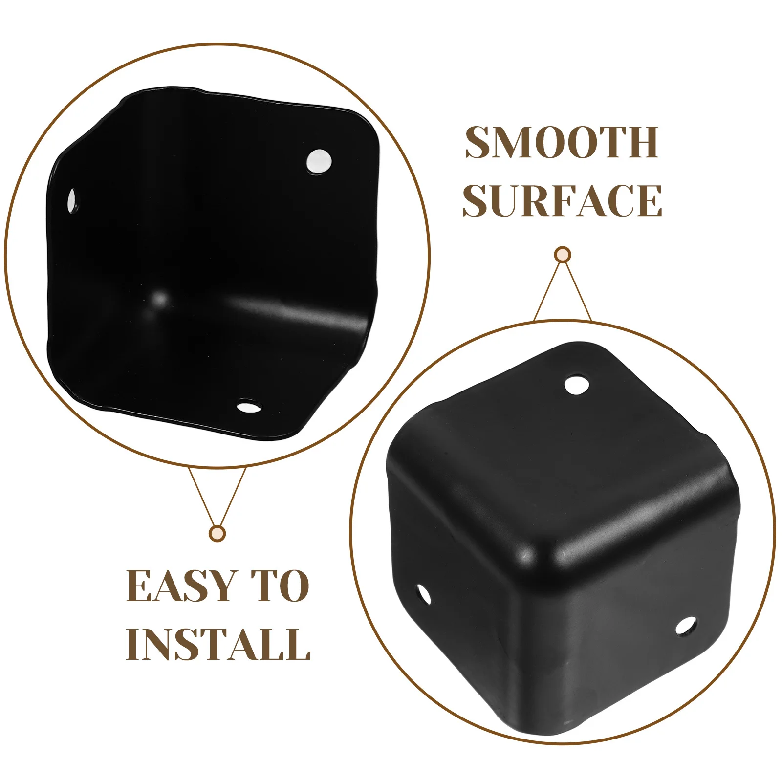 

6Pcs Corner Protector for Speaker Cabinet Anti-Skid Impact Resistant Cover for Furniture Door Panels Long-Lasting Protection