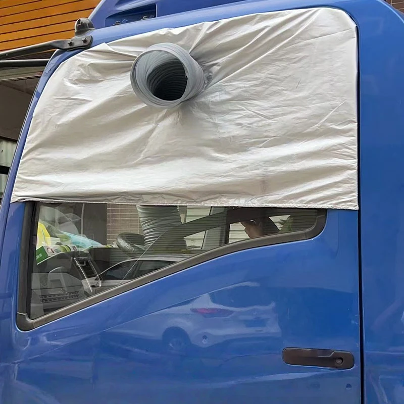 

﻿Vehicles Air Conditioner Hose Window Cloth Cover Durable Thickened Soft Car Shading Cloth Insulated Exhaust Duct Accessories