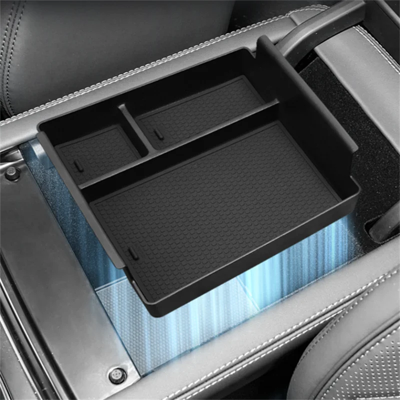 

For BYD Equation Leopard 5 2025 Central control armrest box storage box is not applicable to refrigerator version vehicles