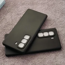For Infinix Hot 50 Pro Plus Case TPU Soft Black Slim Matte Silicon Case on Infinix Hot 50 Pro 4G Back Cover Hot50Pro+ Phone Case