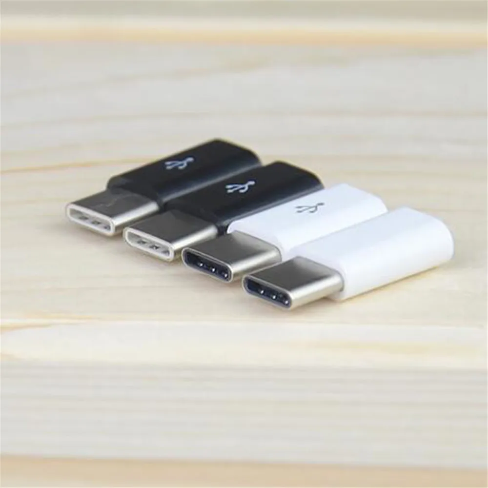 Micro USB Buchse zu Typ C Stecker Adapter Konverter Mini tragbare Ladekabel Anschluss Handy Tablet Zubehör