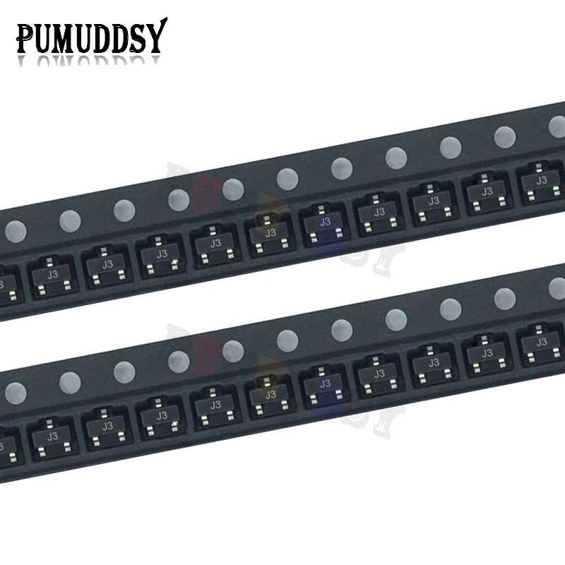100PCS/Lot SMD 9013 S9013 Mark J3 SOT-23 Plastic-Encapsulate Transistors Triode SOT23