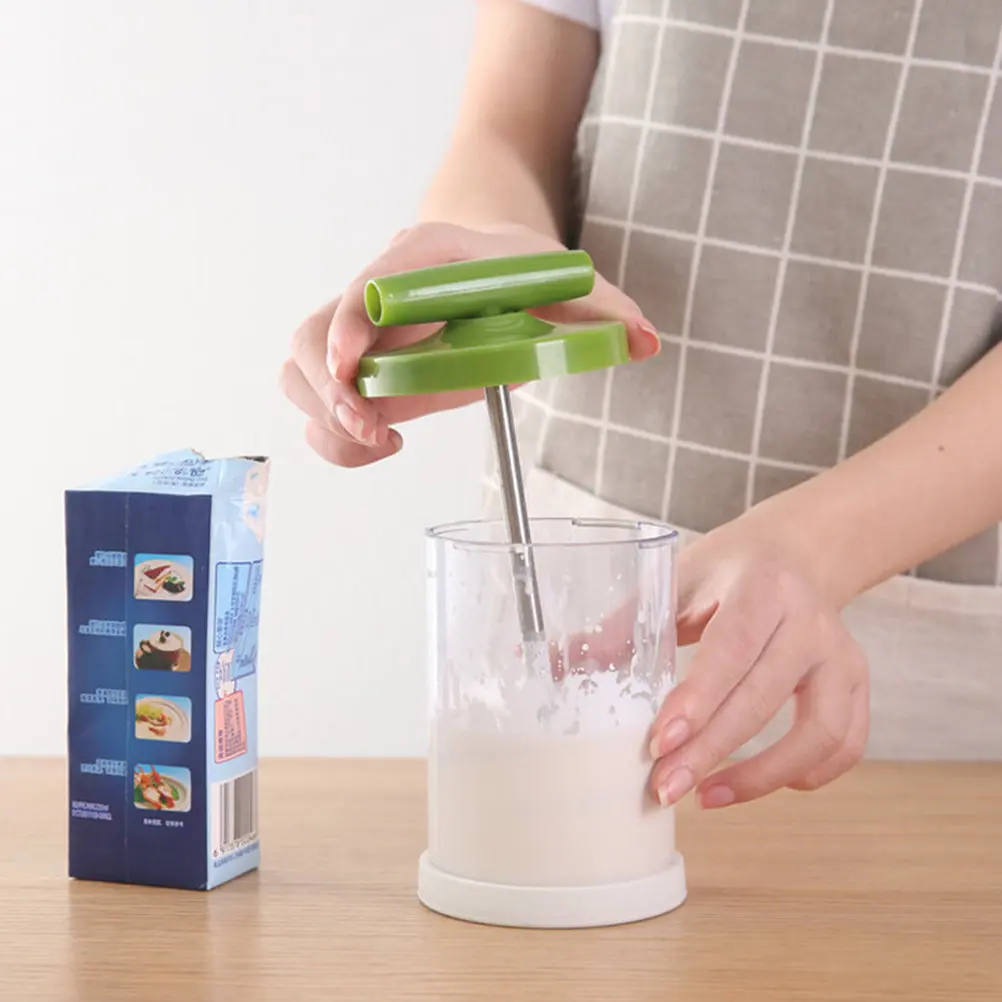 Manueller Milchaufschäumer, Handmixer für Cappuccino, Latte, Schaumerzeuger, Backzubehör, Küchenhelfer, Milchschaumwerkzeug