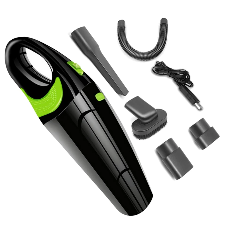 12V Car Home Vacuum Cleaner 4000Pa Mini Wireless Vacuum Cleaner Dry Wet Dust Collector USB Charging Car Cleaner