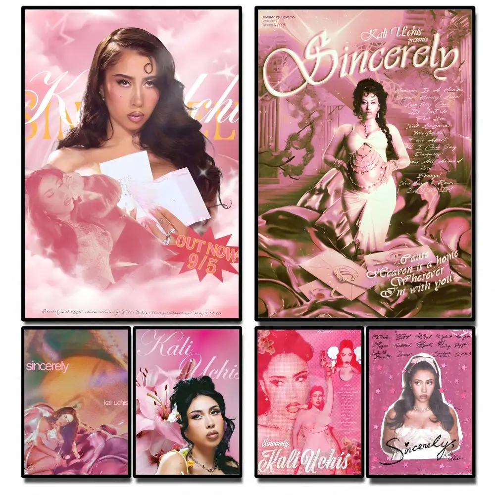 Singer Kali Uchis Poster High-definition  stickers, suitable for bedroom, living room, home decoration