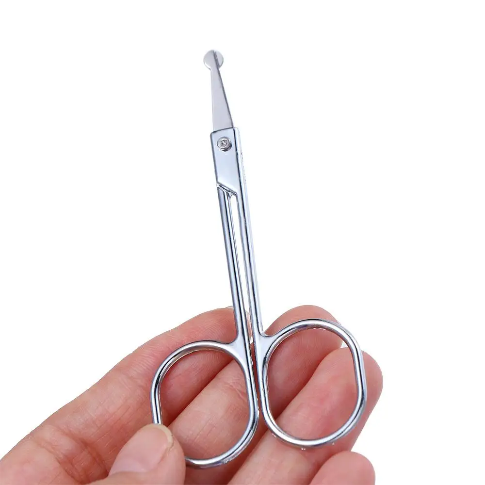 Eyebrows Curved Fashion Nose Hair Scissors Beauty Tool Stainless Steel Ear Facial Trimmers