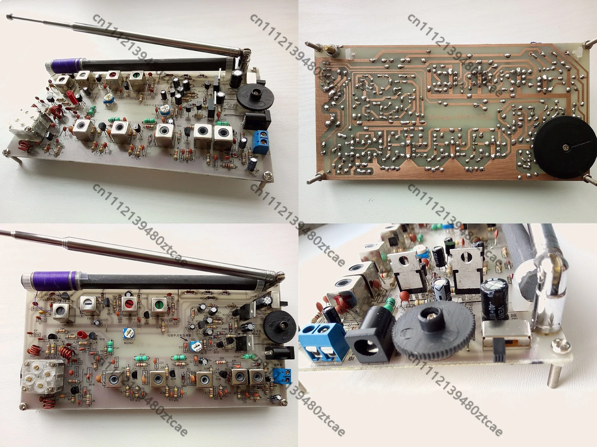 Nvarcher Discrete Components AM FM Medium Wave Two-Band Radio Electronics Kit 87-108MHz Soldering Project