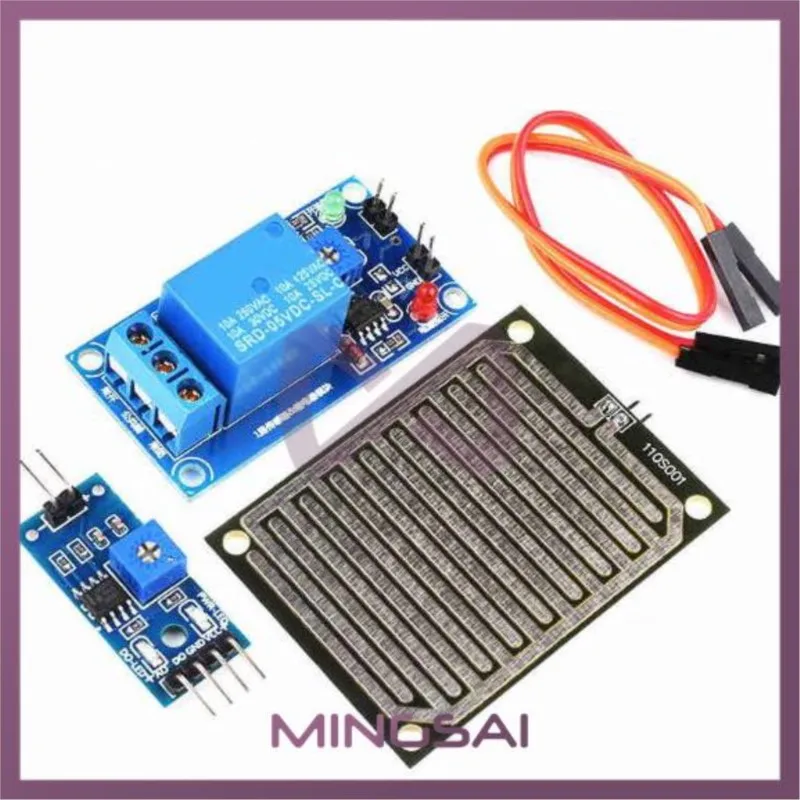 Snow Raindrops Detection Sensor Module Rain Weather Module Humidity For Arduino Relay Control Module Rain water sensor module