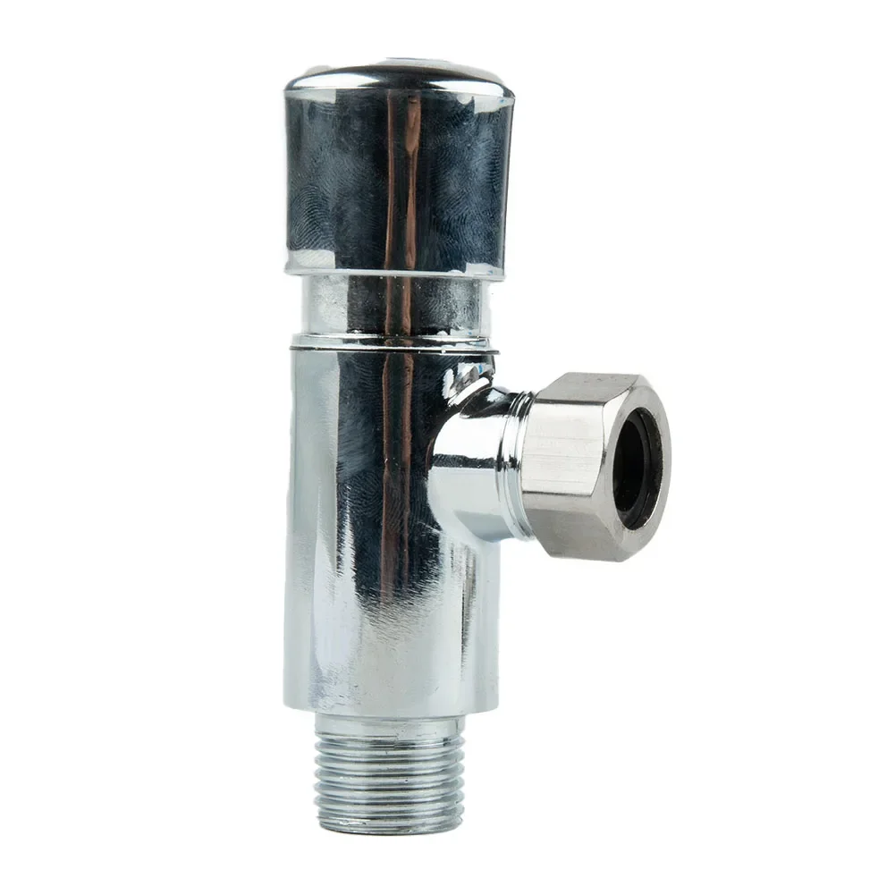 Toilet Flush Valve Urinal Pressure Flush Toilet Urinal Exposed 1/2 Inch Alloy Urinal Flush Valve Accessories DN15 Silver