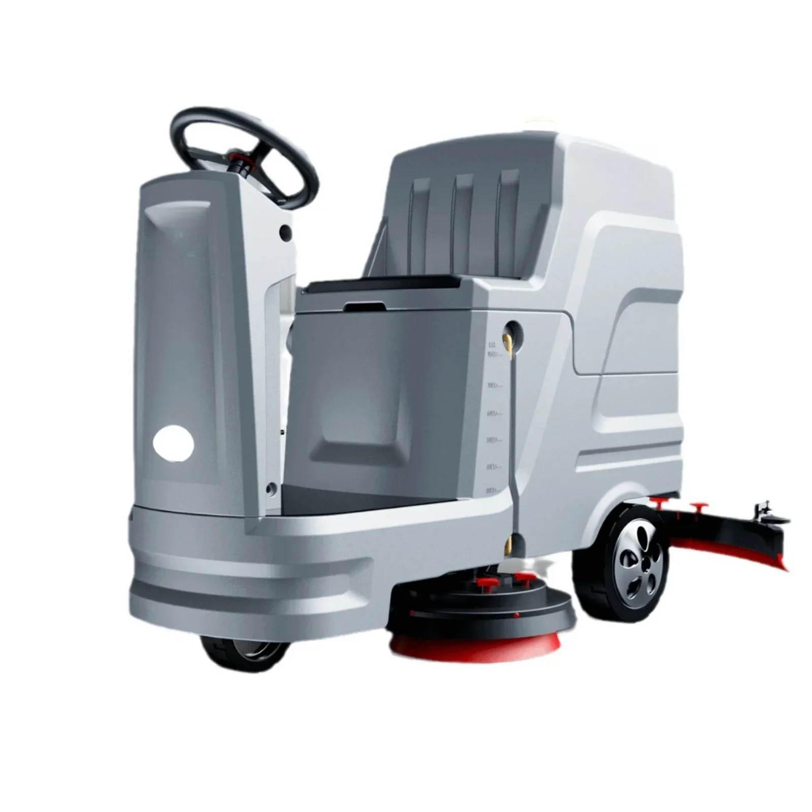 Driving type, washing machine, shopping mall supermarket property mopping machine, suction and towing washing machine saves