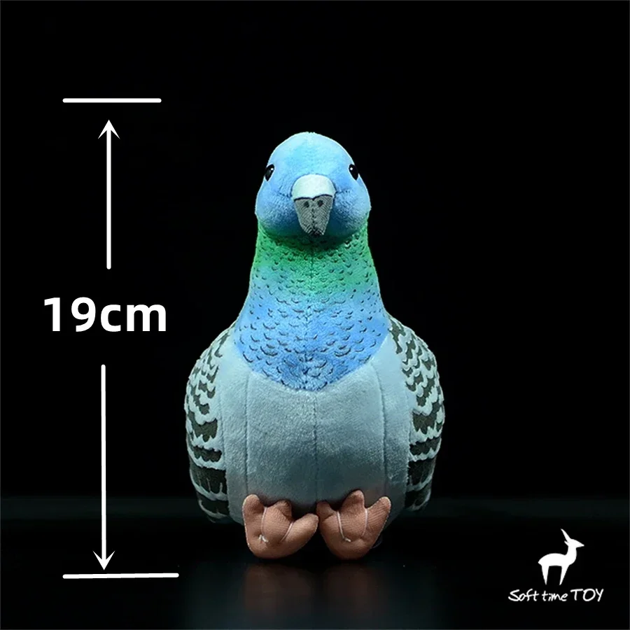 Wild Pigeon High Fidelity Anime Cute Plushie Peace Bird Plush Toys Lifelike Animals Simulation Stuffed Doll Kawai Toy Gifts Kids