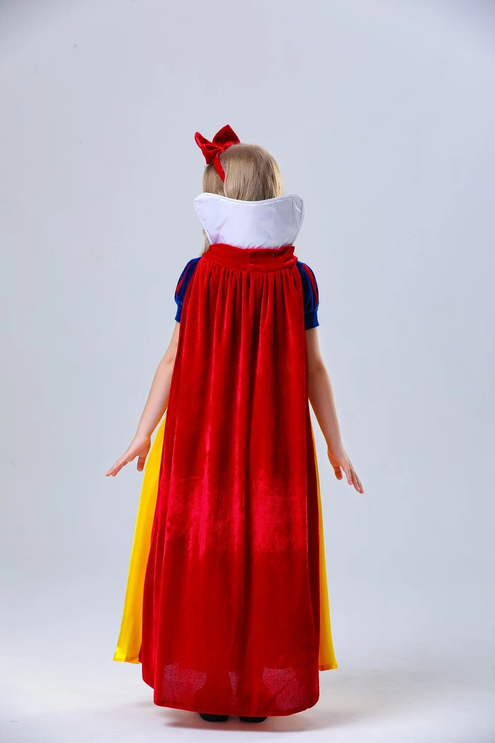 Fairy Tale Princess Cosplay para crianças, figurinos brancos de neve