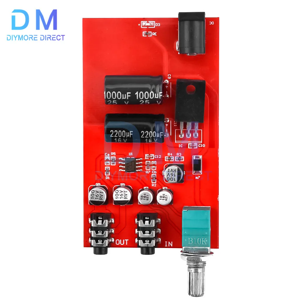 Updated Amplifier NE5532 Preamp Preamplifier Volume Tone Control Finished Pre AMP Board for Home Theater Speaker DIY