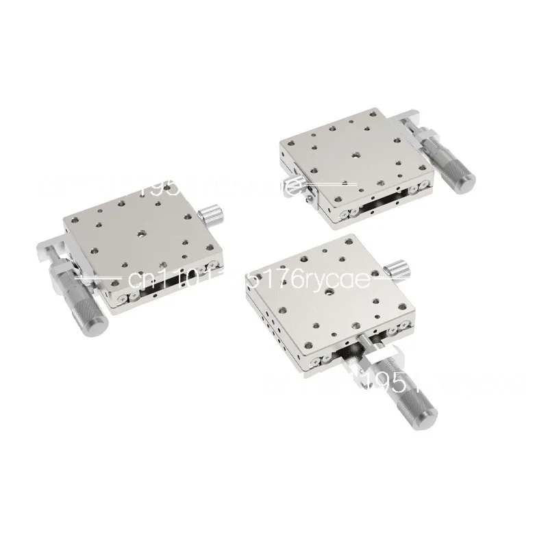 X-axis manual displacement platform high-precision linear ball type precision fine-tuning stainless steel rigid manual
