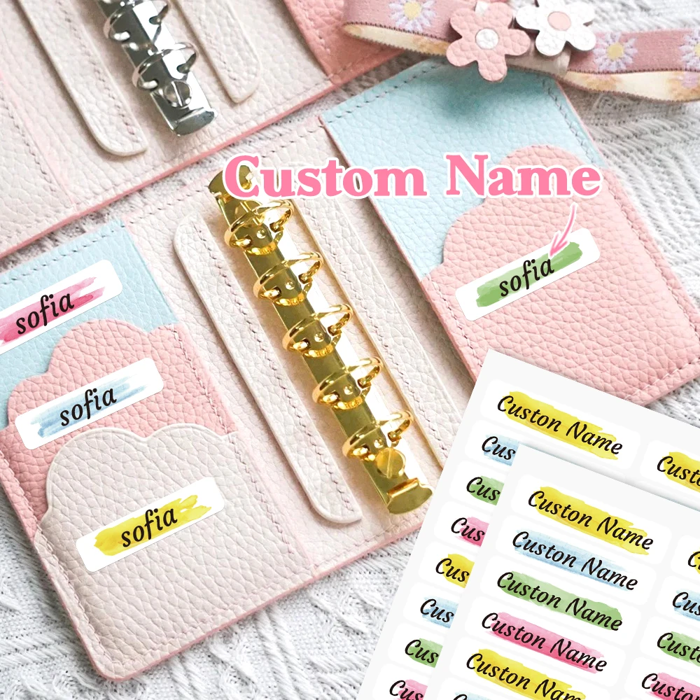 

Custom Name Stickers, Personalized School Supply Labels, Cute Cartoon Icons, Back to School Essentials