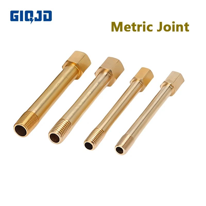 

Brass 1/8 1/4 M8*1.25 M10*1 M12*1.75 M14*1.5 BSP Hexagonal Female Male Thread Extend Joint Mechanical Die Joint Copper Fittings