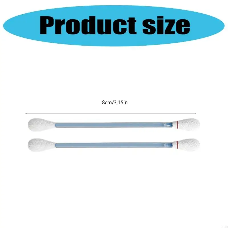 50pcs生理食塩水溶液綿棒防腐剤綿棒生理食塩水クレンジングコットンスワブT4MB