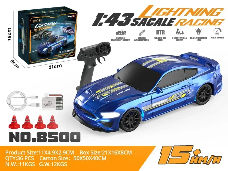 Coche Teledirigido Todo Terreno 1/20 A 25 Km/h Con Luces LED – Regalo Para Niños De 8 A 14 Años (Marrón)