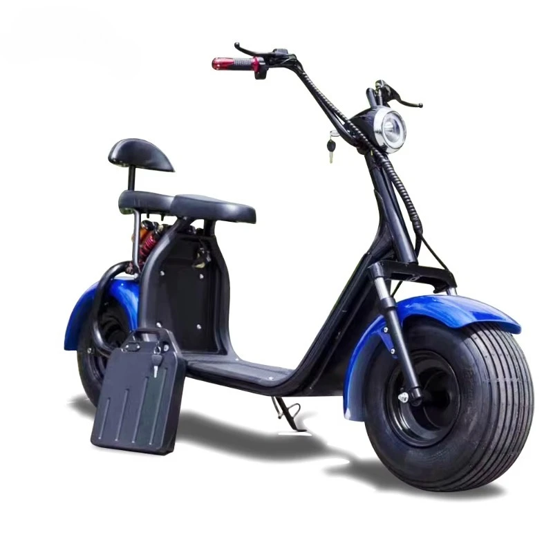 Electric Scooter Citycoco 1000W 60V 12Ah With Removable Battery With 2 Big Wheel
