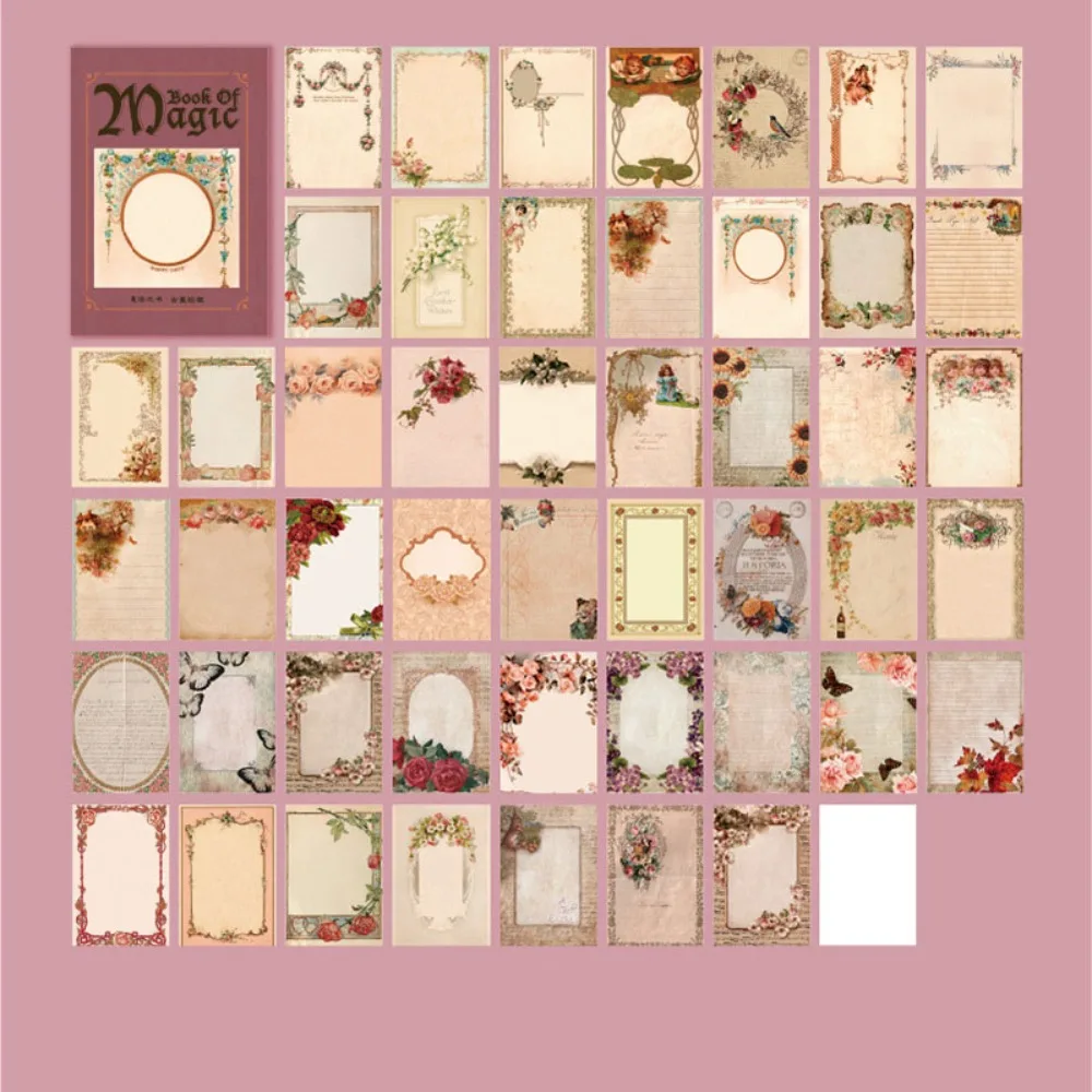 

Kawaii Scrapbooking Junk Journal Decoration Cute Decorative Note Background Paper DIY Memo Pad Diary