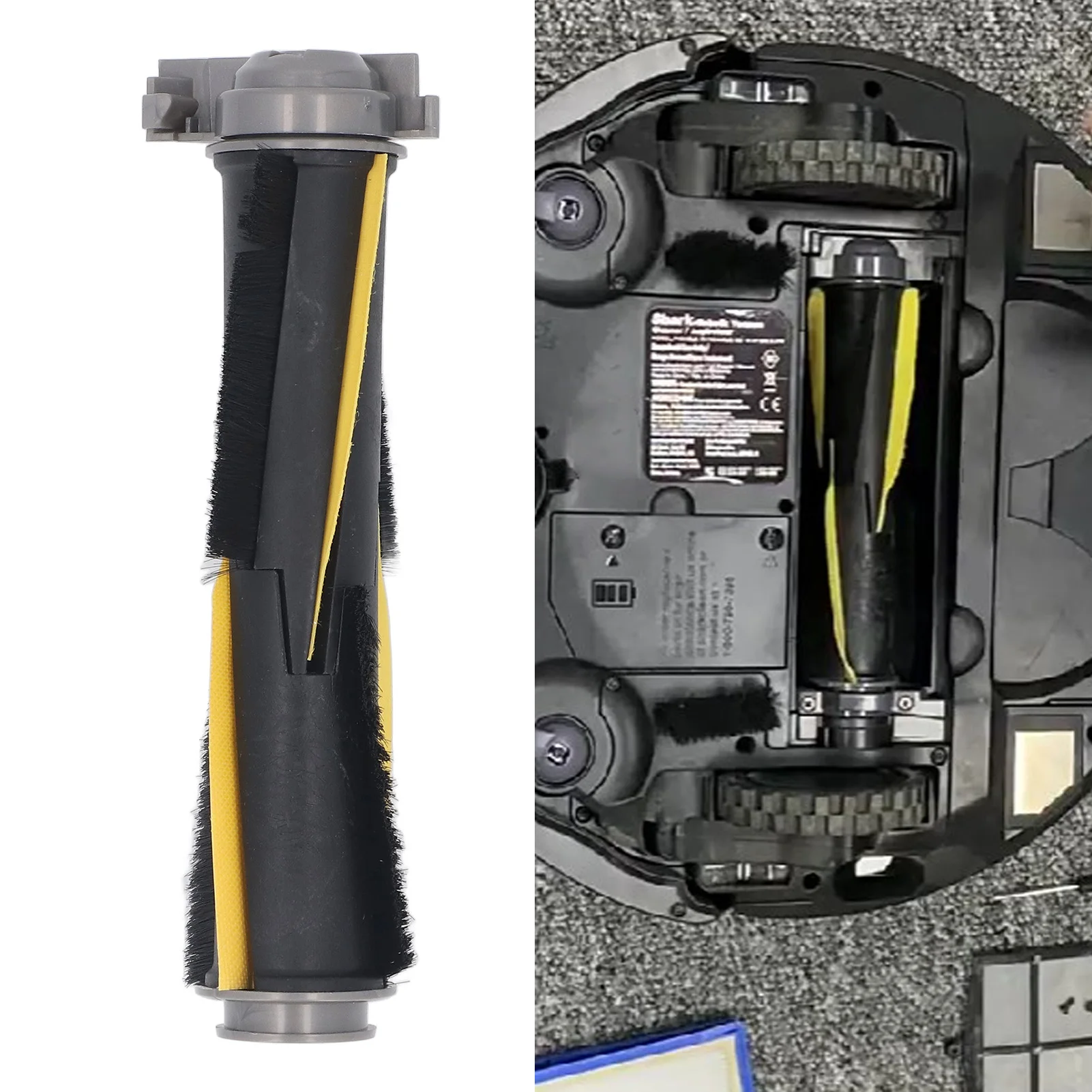 6.69in Main Roller Brush for IQ Robot R101AE RV1001AE Robot Vacuum Cleaner Roller Brush Replacement Parts