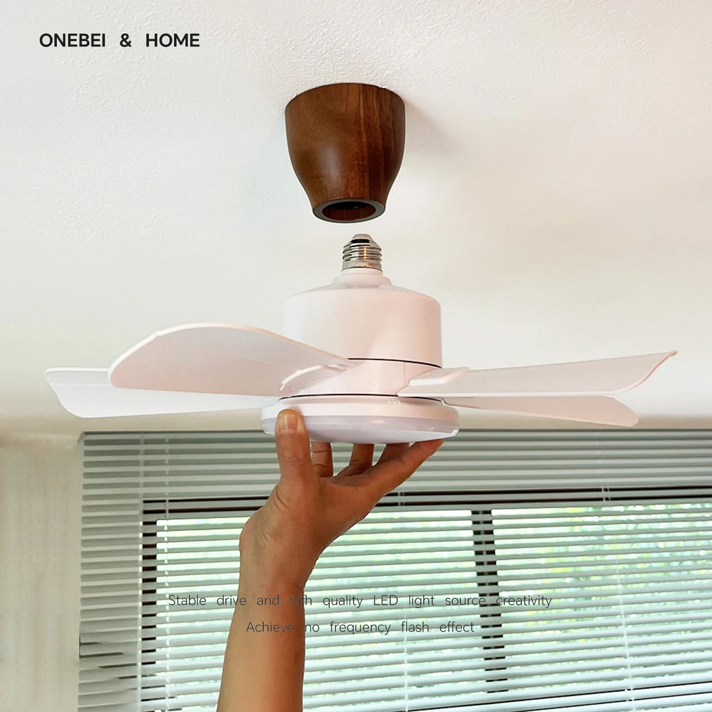 مروحة سقف حديثة بإضاءة LED قاب - مراجعة Smart Ceiling Fan وسعره