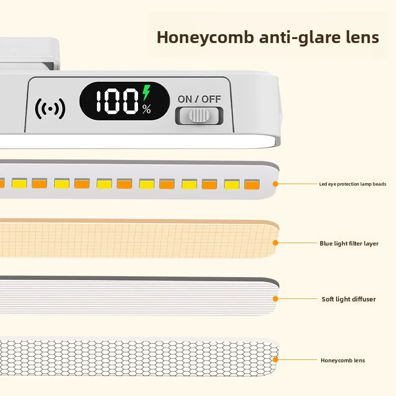 Neue Wand Lampe Schrank Licht Batterie Display Touch Licht Bar Drahtlose Akku Atmosphäre Nachtlicht