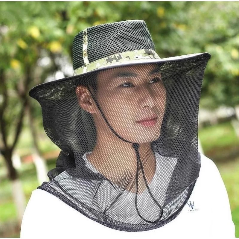 

Mosquito Proof Beekee Hat Sunade Net Cap Dustproof Face Protection for Honey Collection Work Indoor Home Use Spring