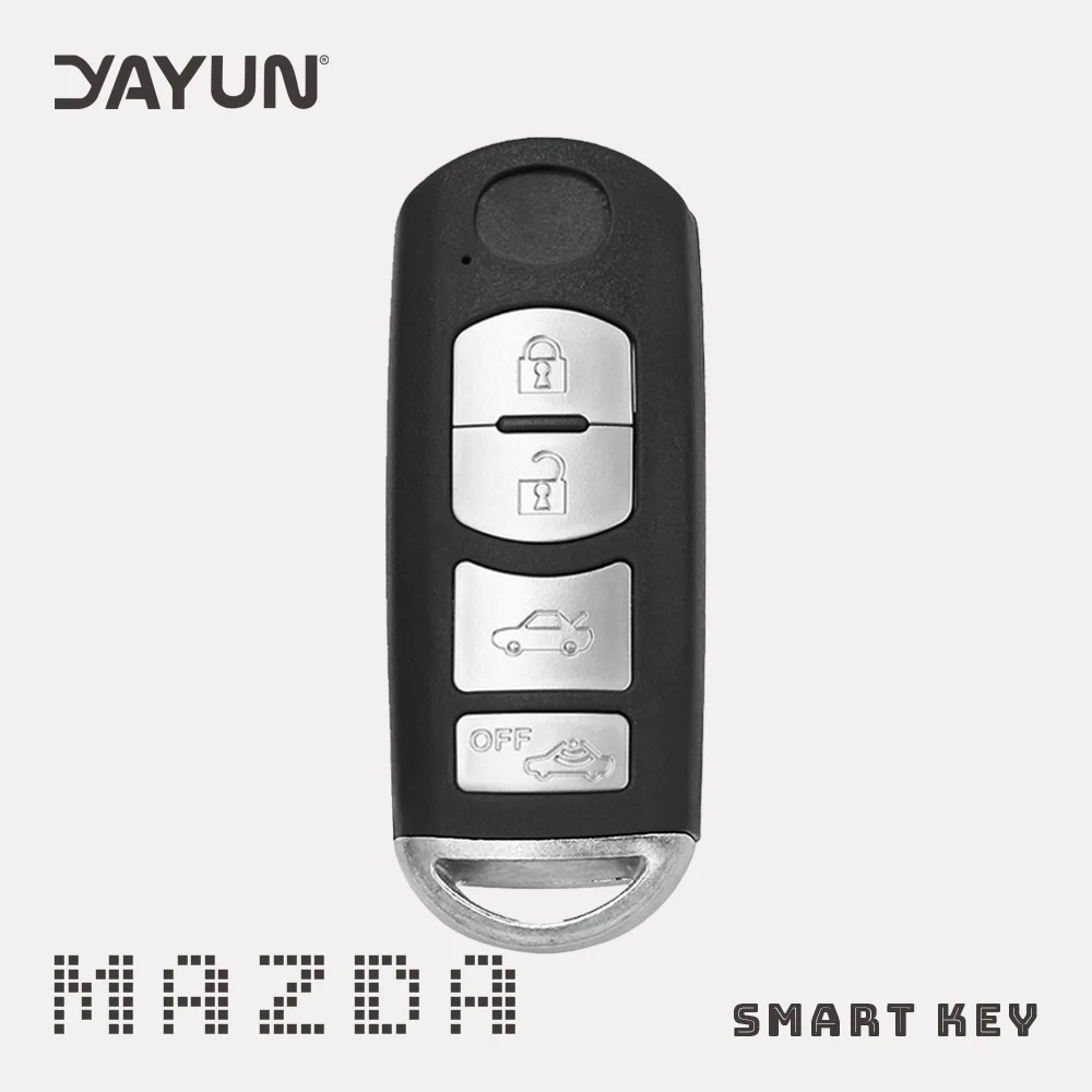 

YAYUN 2/3/4 Buttons Smart Remote Car Key Fob Shell ForMazda 6 GJ 2014 X-5 Summit M3 M6 sch5 2016 CX-5 2015 Axela Atenza New