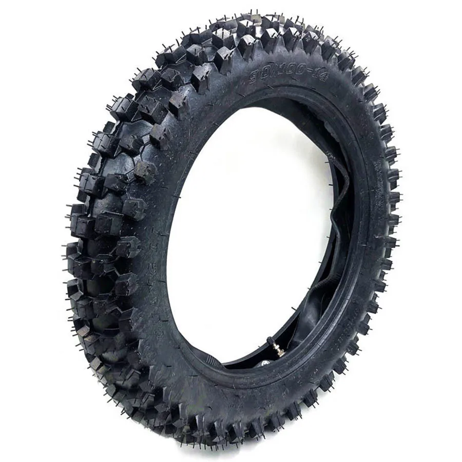 90/100-14 Rear 70/100-17 Front Wheel Tire Deep Teeth Tyre For Chinese Kayo BSE Dirt Pit Bike OffRoad Motorcycle