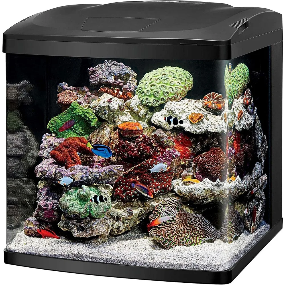

LED BioCube Aquarium Fish Tank Kit for Saltwater, Marine, Reef or Live Plants, 32 Gallon