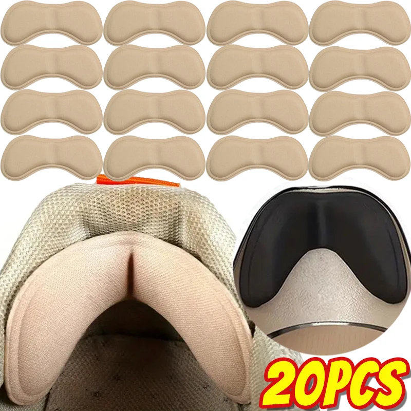 2-20pcs Heel Insoles Patch Pain Relief Anti-wear Cushion Pads Feet Care Heel Protector Adhesive Back Sticker Shoes Insert Insole