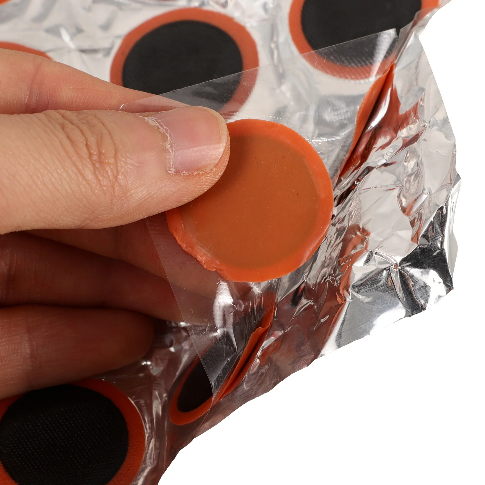 

48Pcs Bike Tube Patch Kit Tire Repair Patch for Motorcycle Bicycle Inner Tube Repair Pre Glued Durable Tire Patches