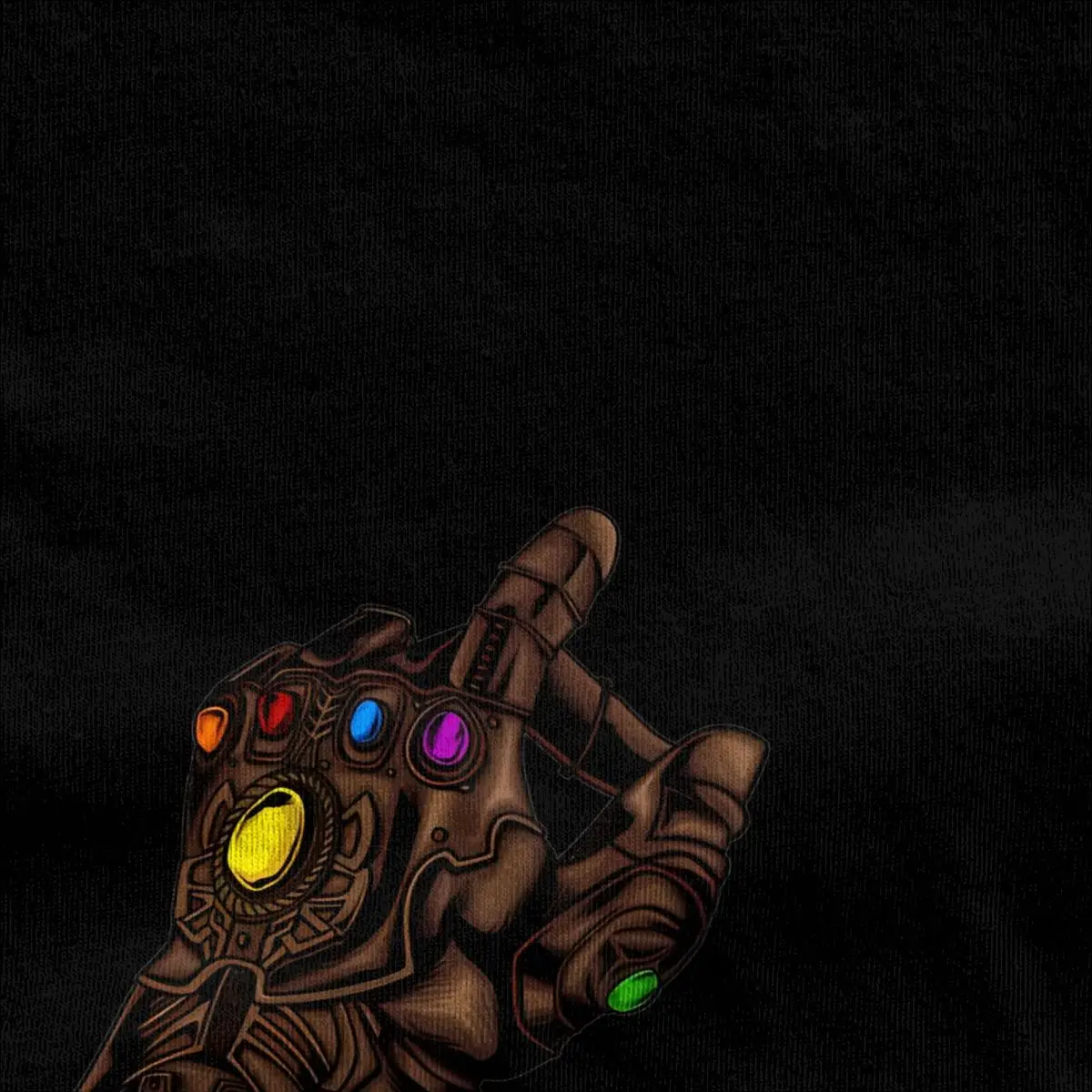 Infinity Gauntlet Snap T-Shirt Summer Y2K Funny T-Shirts Pure Cotton Hippie Tshirt For Adult Short Sleeve Custom Logo Tops