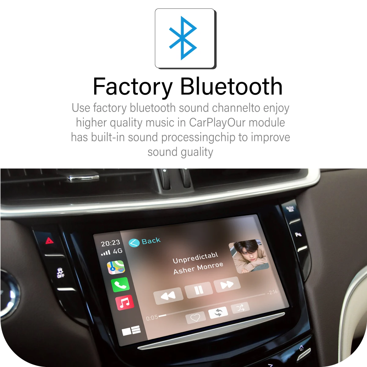 

Wireless CarPlay For Cadillac CTS SRX ATS-L XTS 2009 10 11 12 17 18 Years Buick Android Mirror Link AirPlay CarPlay Function