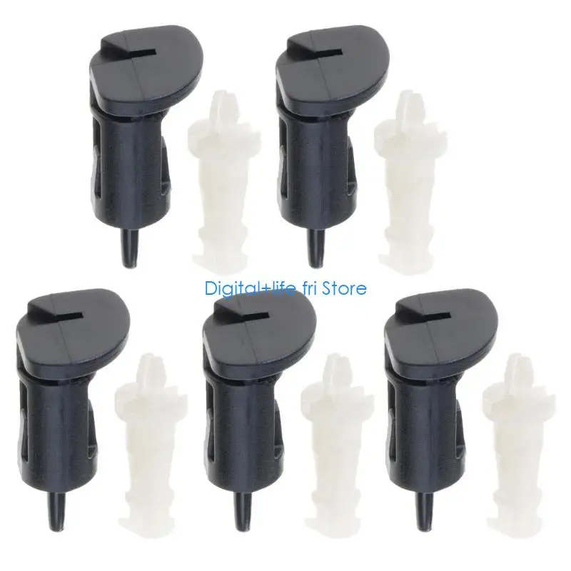 E06D 10pcs/set Plastic Mounting Clip for 1155 1150 1156 775 1366 CPU Coolers Heatsink Mount Pin Fan Fastener Push Screws