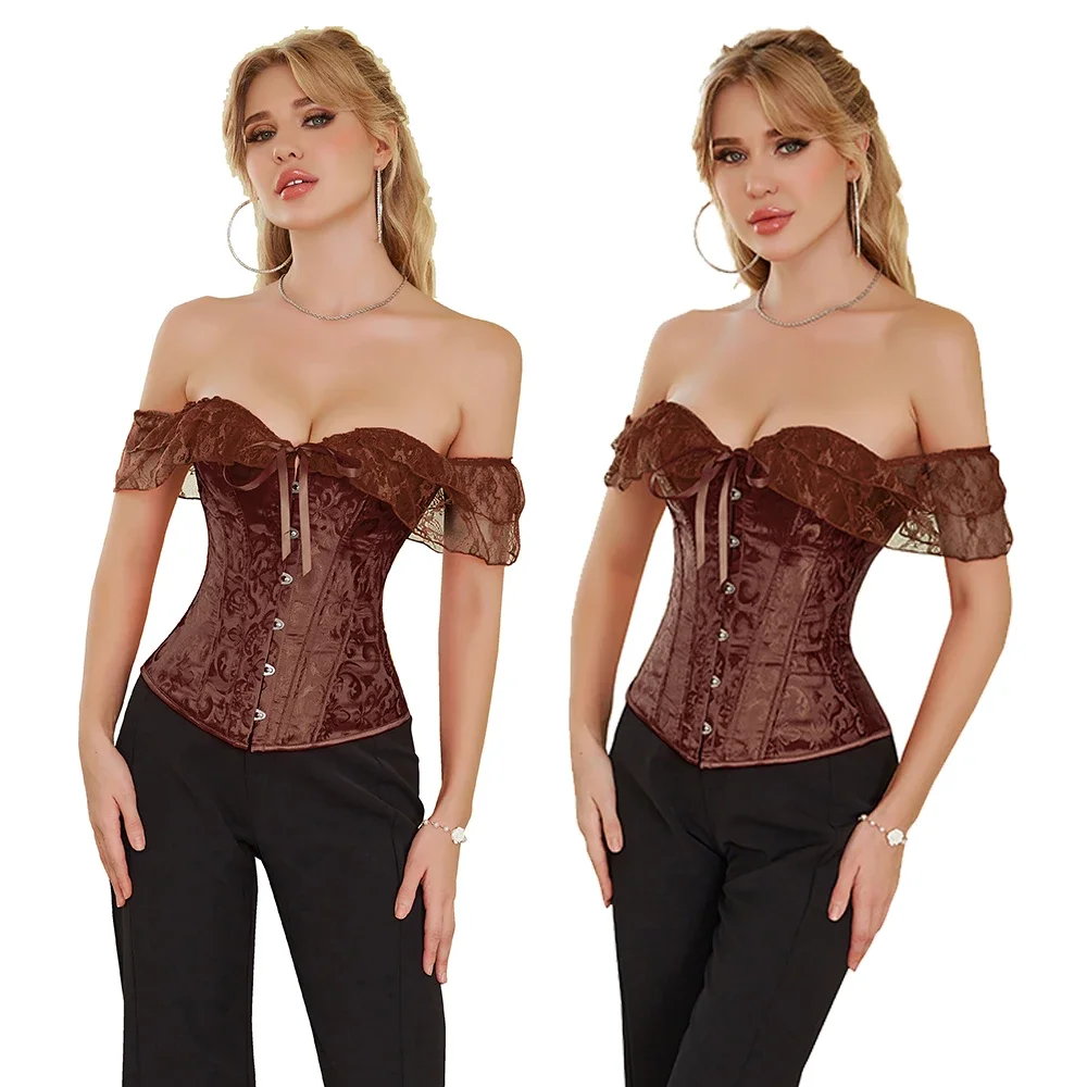 

Сексуальный корсетный топ с рукавами, женская блузка-бюстье на шнуровке, готический укороченный топ из прозрачной сетки для повседневной носки Y2K, вечерние клубная одежда в стиле ретро