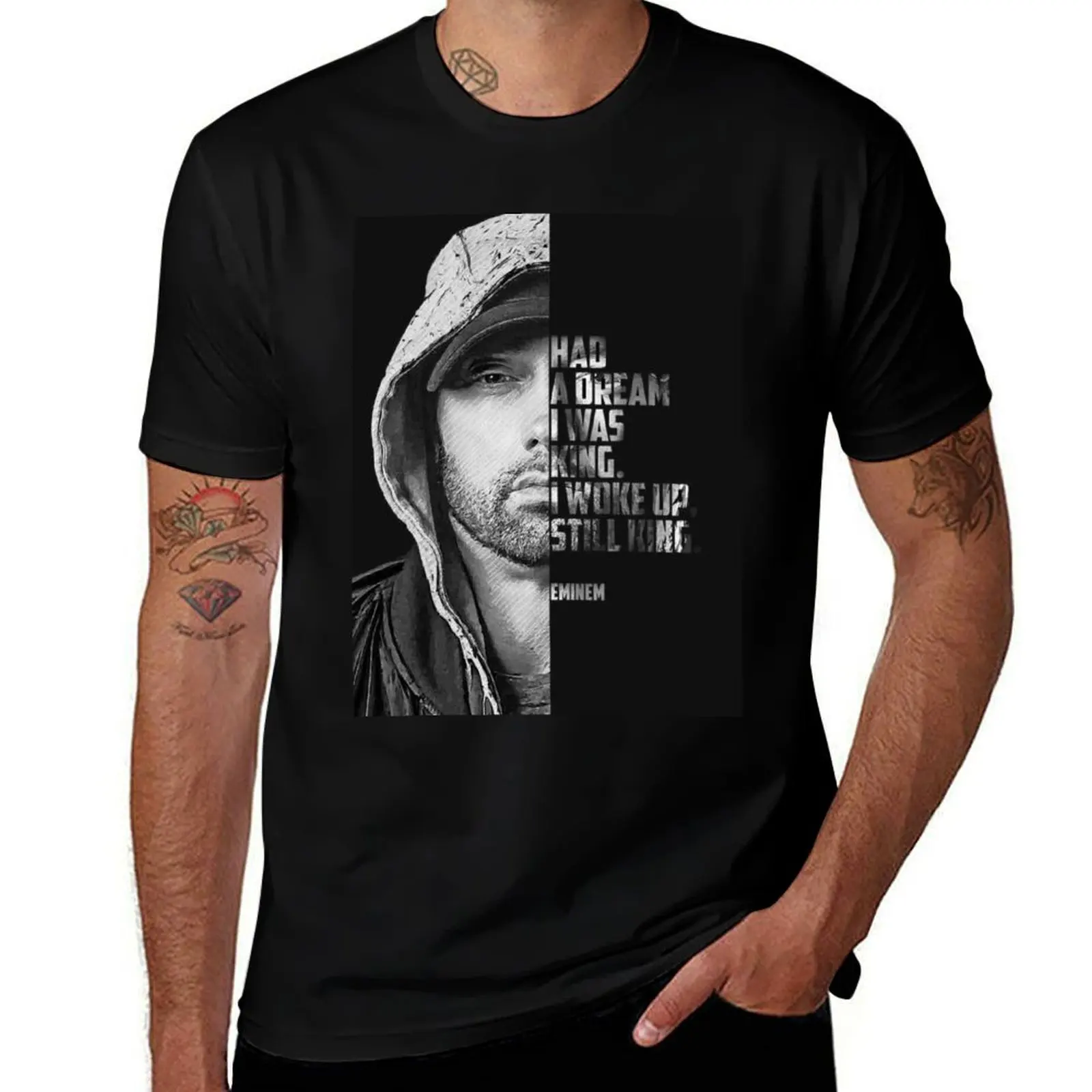 

EMINEM T-Shirt anime t shirts for man t shirts for man pack white t shirts with prints T-Shirt