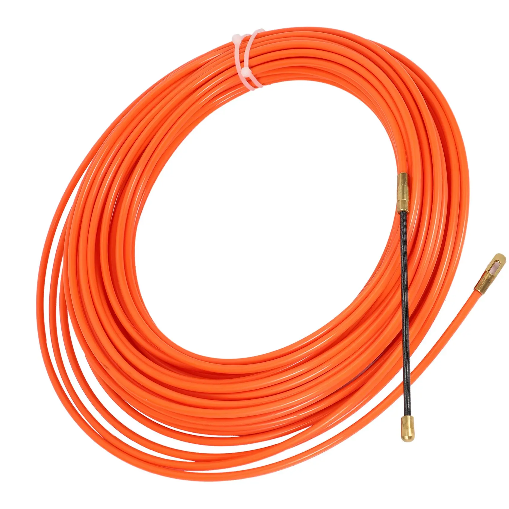 [NEWA64Z!】 4Mm Orange Guide Device Nylon Electric Cable Push Pullers Duct Snake Rodder Fish Tape Wire