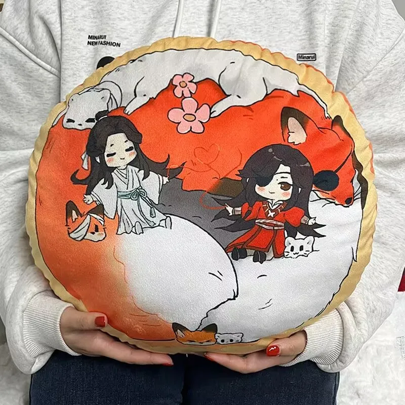 وسادة رمي رسمية من "Heavenly Official Bestow Blessings" ذات ربطة الرسوم المتحركة، "Flower City Xie Lian"، وسادة أريكة عنبر، #2
