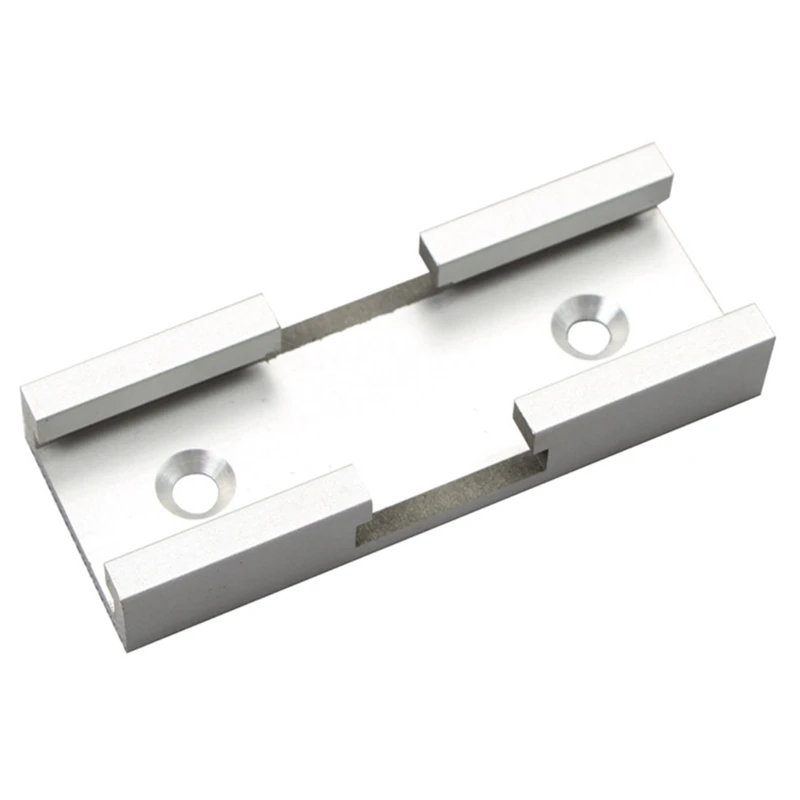 HOT SALE Aluminium Alloy T-Track Cross Connecting Parts Woodworking T-Slot Miter Track Jig With Screws Carpenter Woodworking Too