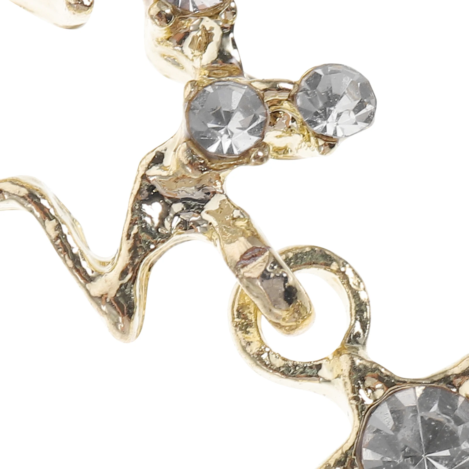 

20 Pcs Japanese Rhinestone Nail Hanging Decoration Rhinestones Charms Hello Dangle