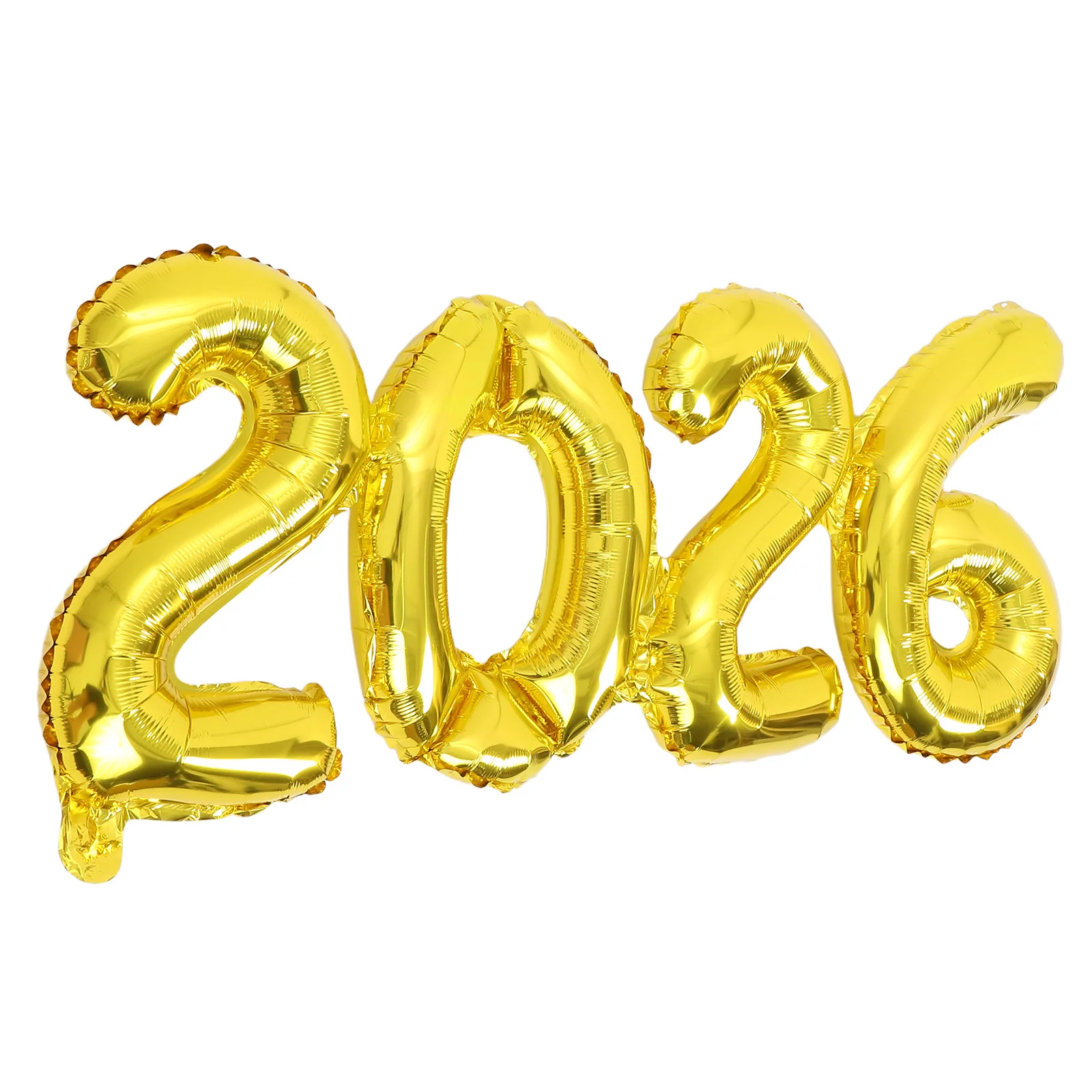 

37.7 Inch Large Number 2026 Aluminum Film Digital Foil For Graduation Party New Year Eve Birthday Decoration Festival Photo