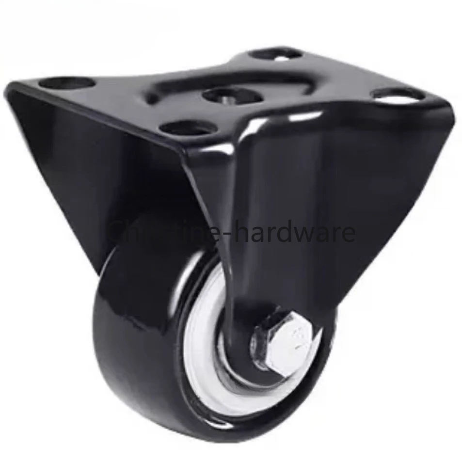 4pcs 1.5 2 2.5 3 Inch Furniture Caster Soft Rubber Universal Wheel Swivel Caster Roller Wheel For Platform Trolley Accessories