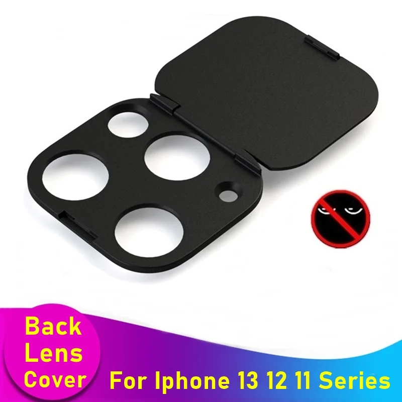 Phone Back Camera Lens WebCam Cover Plastic Sticker Privacy Screen Protect Camera Case For iPhone 16 15 14 13 12 11 Pro Max Mini