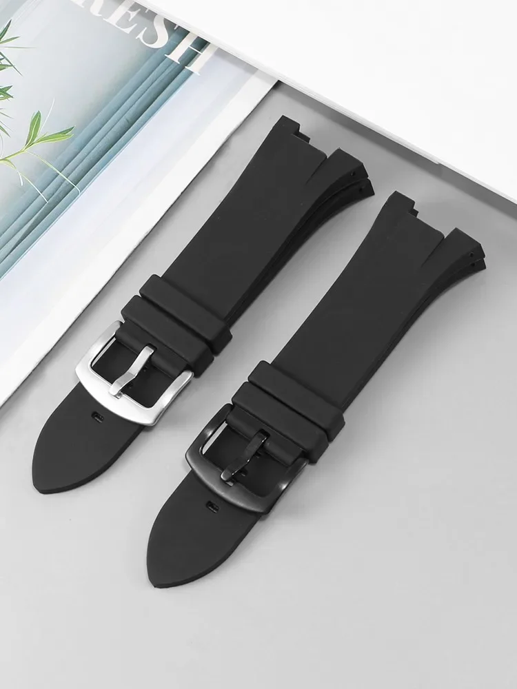 Rubber Watchband For AX1803 AX1802 AX1040 AX1050 Men Watch High Quality Silicone Watch Strap Special 32X14mm Bracelet New