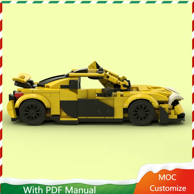 

368 шт. Moc крутая технология гоночный суперкар модель строительные блоки скоростной автомобиль кирпичи игрушки для детей и взрослых DIY сборка подарки