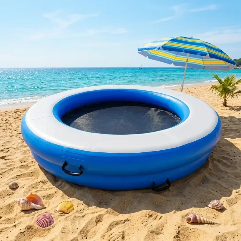 Inflatable water hammock floating leisure pool, suitable for summer leisure